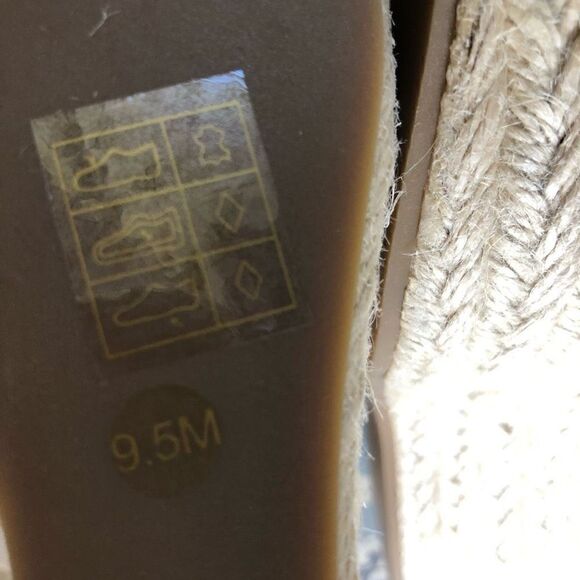 NEW Footcandy Costa Rica Rose Gold Coastal, Y2K Slingback Peep Toe Wedge - Picture 8 of 16